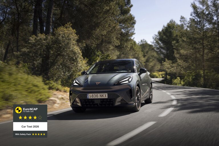 001 CUPRA Raval achieves 5 star Euro NCAP rating under the new 2026 safety assessment protocol HQ