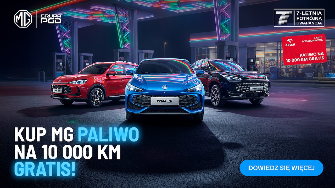 Kup MG Paliwo na 10 000 km gratis - baner