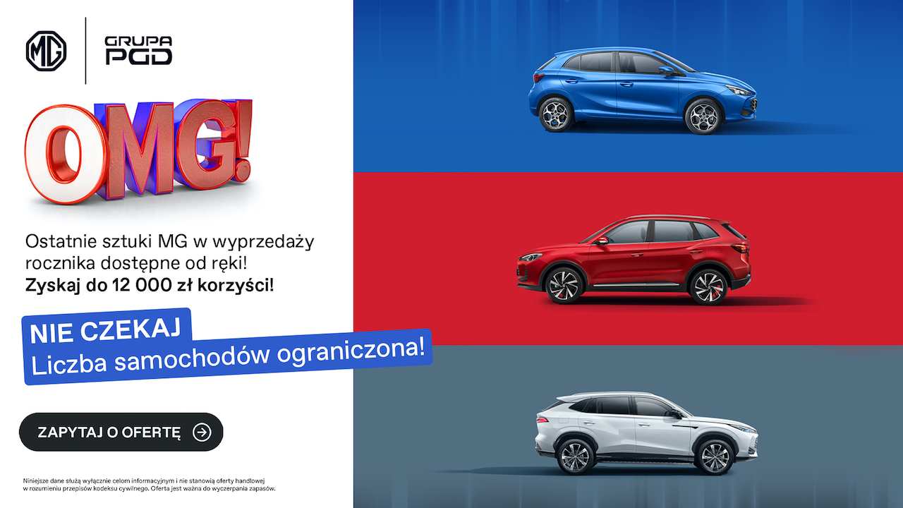 Modele MG ZS HEV, HS i ZS Classic dostępne w wyprzedaży rocznika 2024