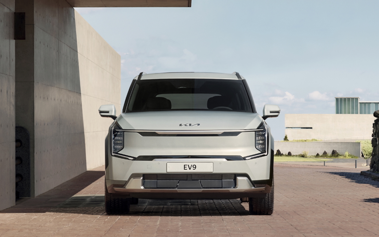KIA EV9 – nowoczesny SUV elektryczny z przodu