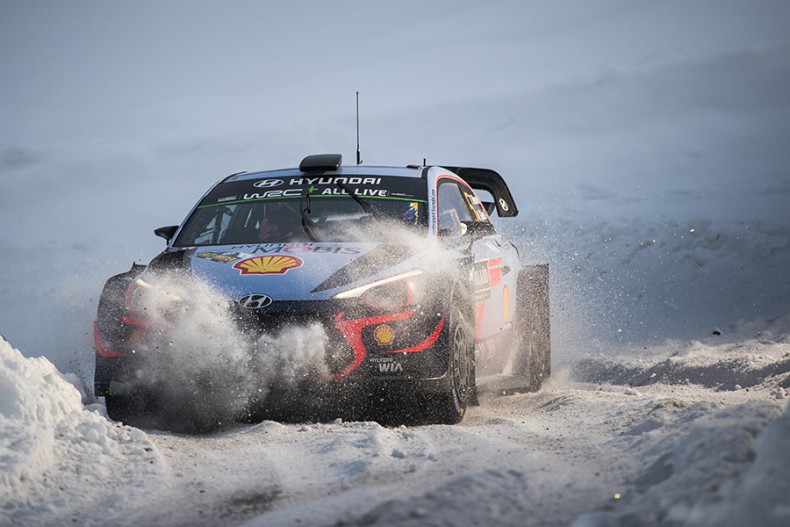 2018 FIA World Rally Championship Round 02, Rally Sweden 15-18 February 2018 Thierry Neuville, Nicolas Gilsoul, Hyundai i20 Coupe WRC Photographer: Austral Worldwide copyright: Hyundai Motorsport GmbH