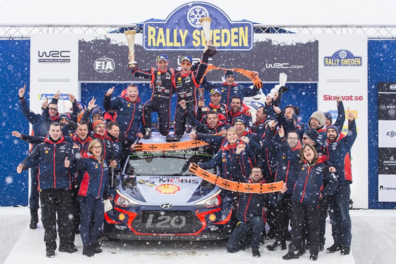2018 FIA World Rally Championship
Round 02, Rally Sweden
15-18 February 2018
Thierry Neuville, Nicolas Gilsoul, Hyundai i20 Coupe WRC
Photographer: Austral
Worldwide copyright: Hyundai Motorsport GmbH
