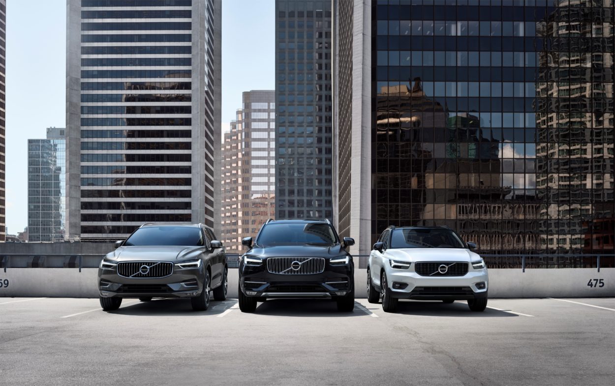 Volvo Cars' SUV line up
