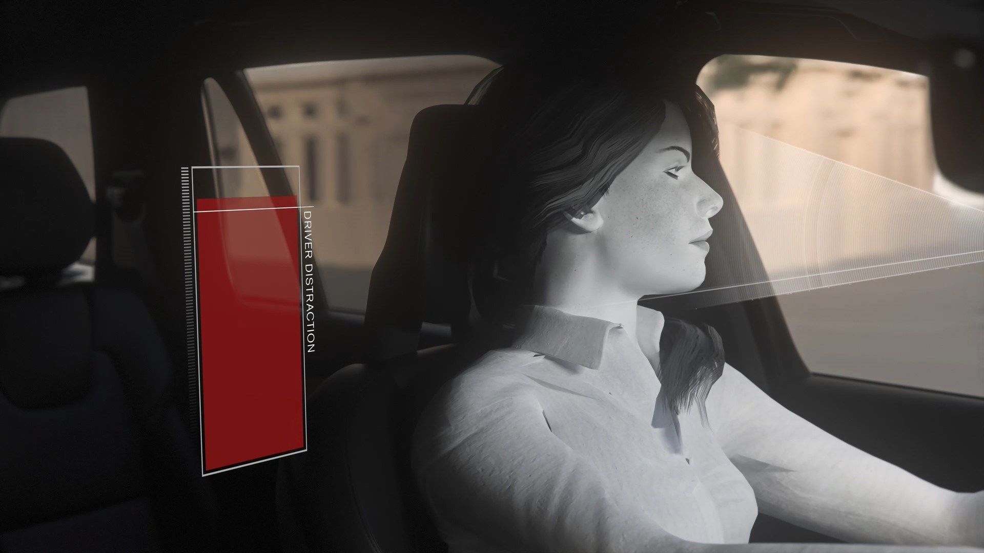In car cameras and intervention against intoxication, distraction: Animation