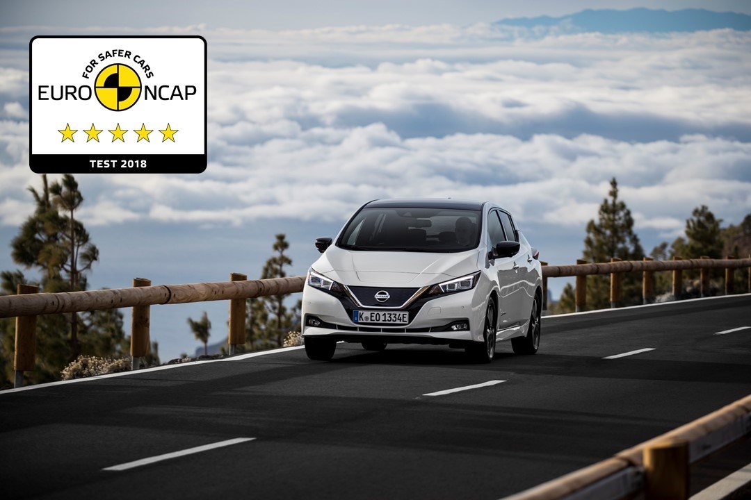 426226265 Nowy Nissan LEAF uzyska 5 gwiazdek w testach zderzeniowych Euro NCAP b d c