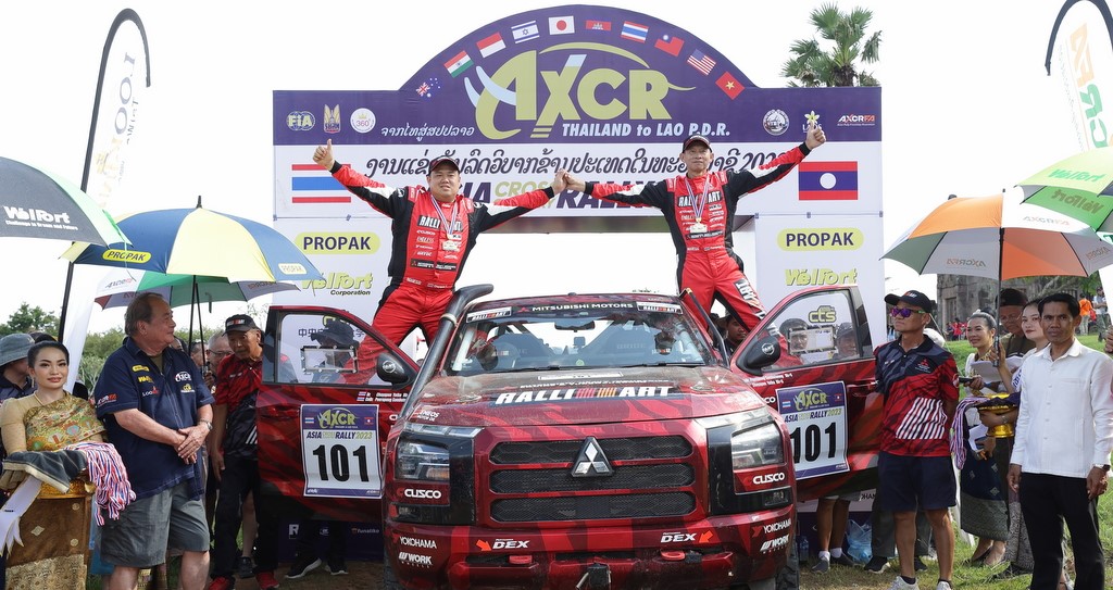 Mitsubishi Ralliart zdobywcą nagrody zespołowej Asia Cross Country Rally 2023