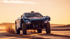 rajdowy samochód terenowy z przodu - Astara Concept na Rajd Dakar 2023