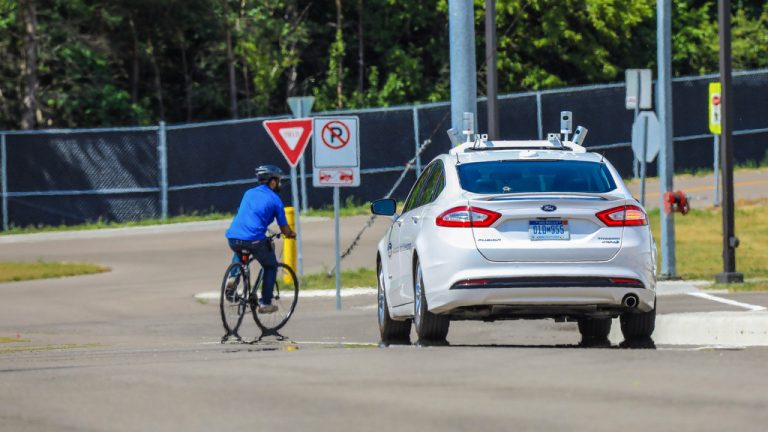 Autonomous Vehicle Testing at Mcity