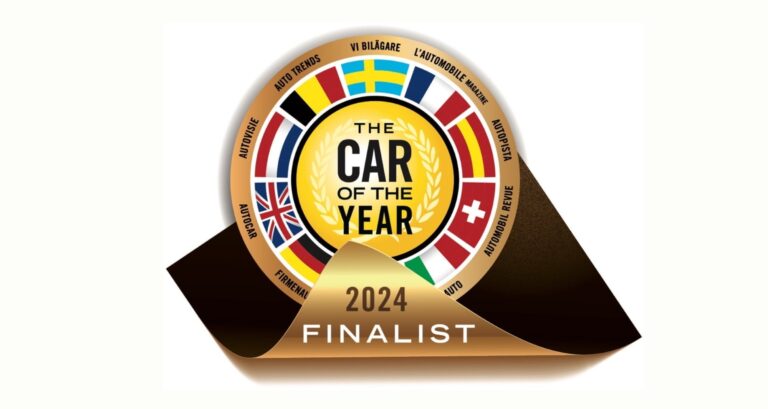Logo Car of The Year 2024, samochody w finale, finał Europejskiego Samochodu Roku 2024