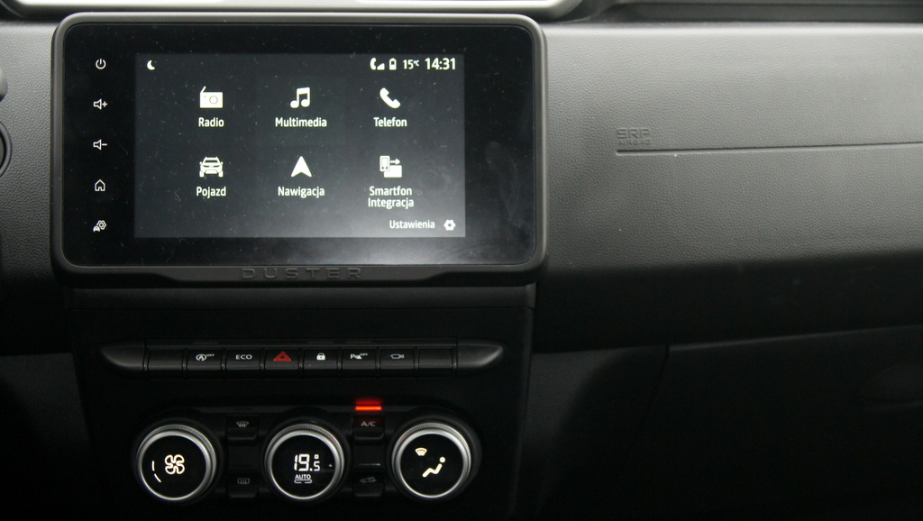 test Dacii Duster, system audio