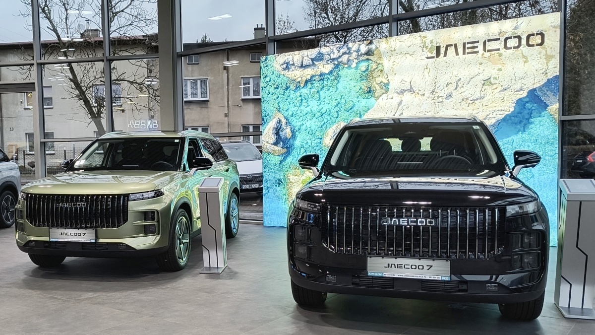 salon Omoda i Jaecoo w Sosnowcu, wnętrze