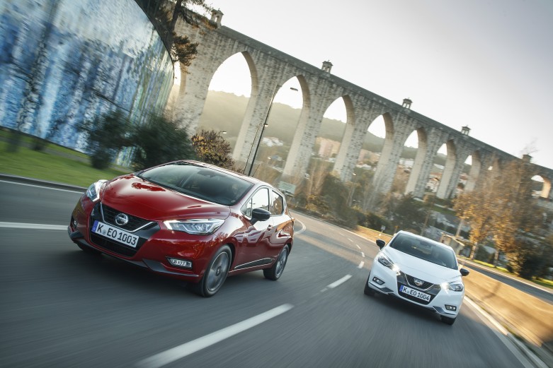 More Micra Live Event - Red Micra Xtronic and White Micra N-Spor