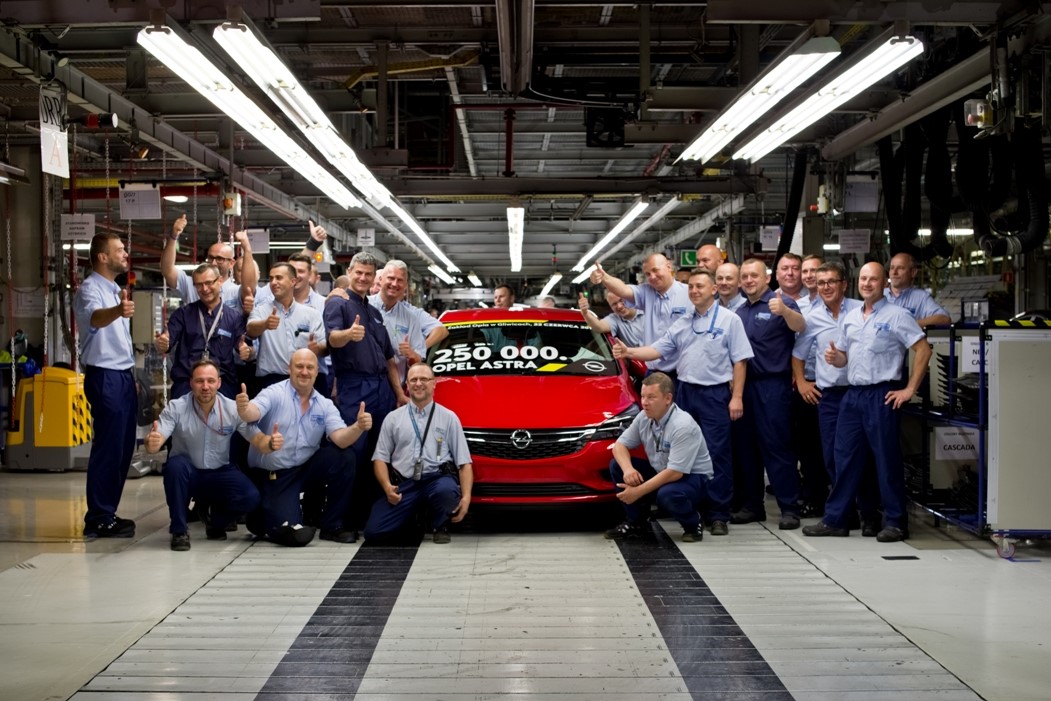 Opel Astra Gliwicach