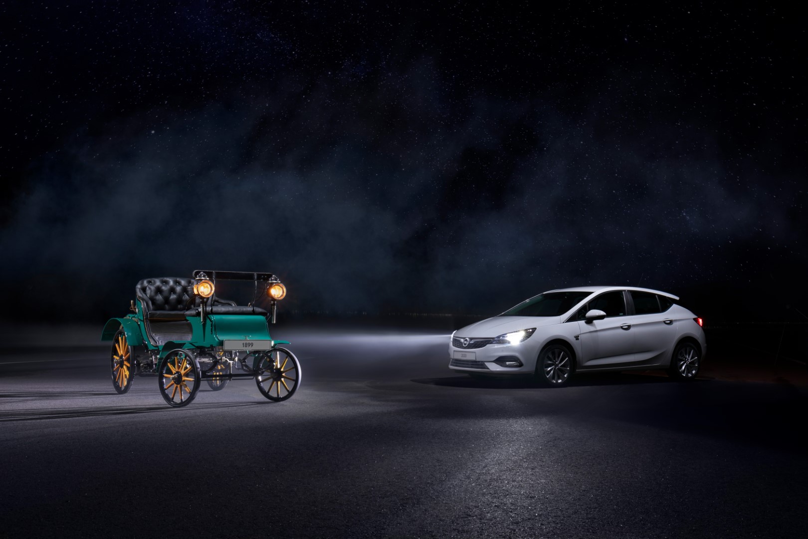 Opel Astra Opel Patentmotorwagen System Lutzmann IntelliLux Matrix Licht