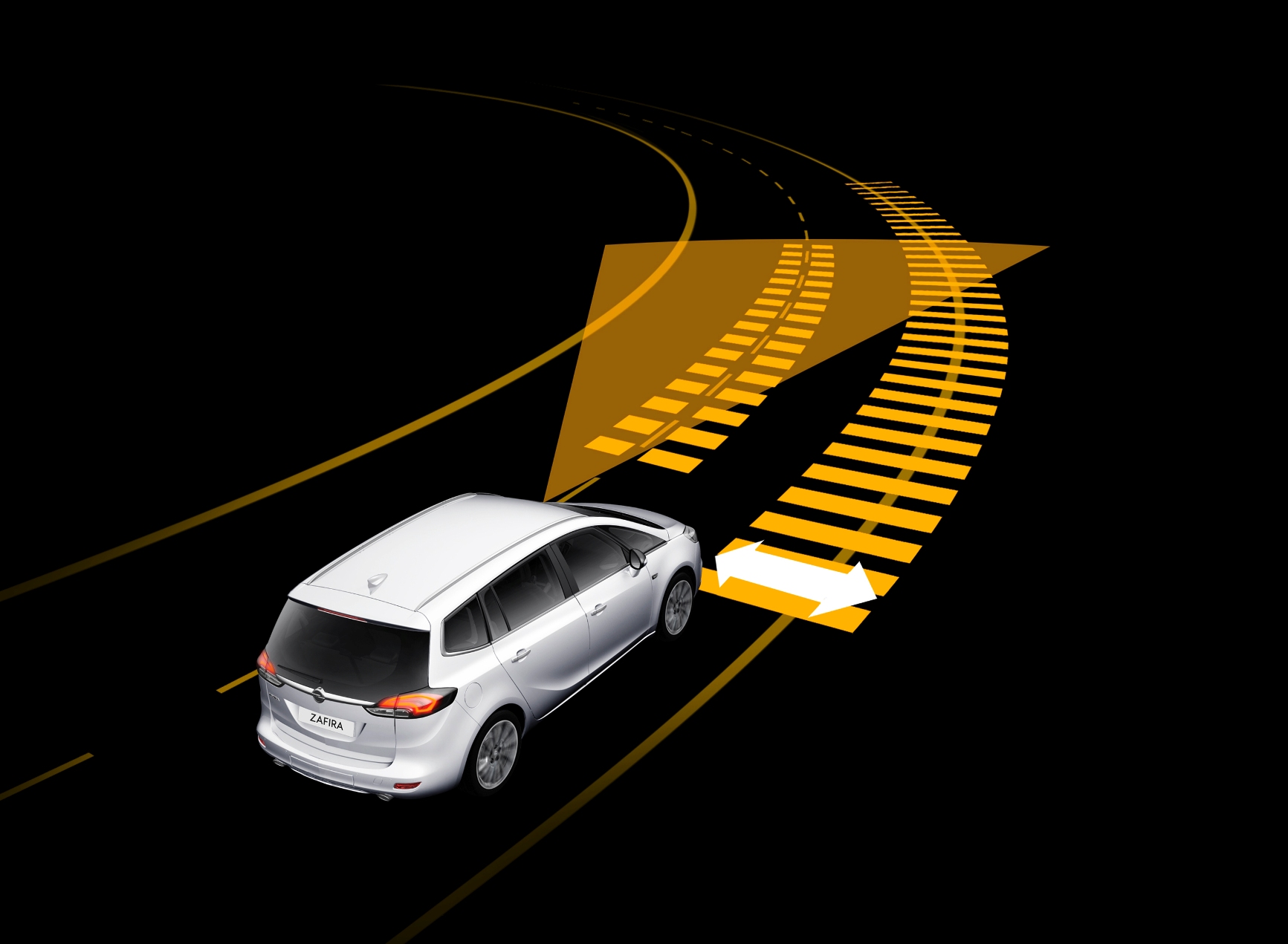 Opel Zafira, Lane Departure Warning