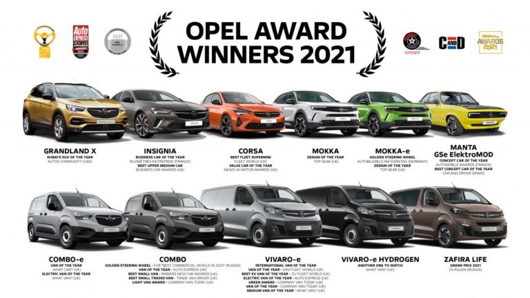 Opel nagrody