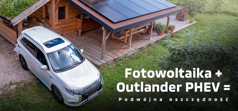 Grafika przewodnia outlander phev i fotowoltaika hellovolt v1