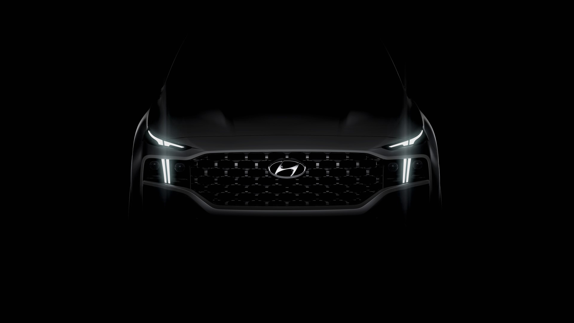 Hyundai new santa fe teaser