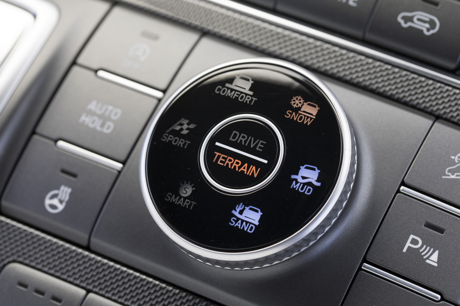 Hyundai santa fe terrain mode selector